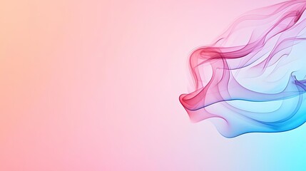 Smoke abstract background concept. Abstract swirling smoke in pink and blue tones creating a serene and tranquil backdrop.