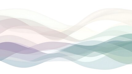 Abstract Flowing Lines: An elegant arrangement of layered, flowing lines in muted pastel tones. This design evokes a sense of calm and sophistication.