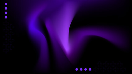 ABSTRACT DARK BACKGROUND ELEGANT GRADIENT MESH PURPLE SMOOTH COLOR DESIGN VECTOR TEMPLATE GOOD FOR MODERN WEBSITE, WALLPAPER, COVER DESIGN 