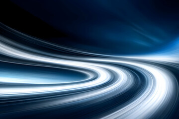 Abstract Blue Swirl Background Illustration