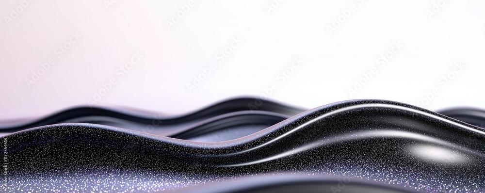 Poster Glitter abstract background concept. Abstract wave patterns create a dynamic visual texture for creative projects.