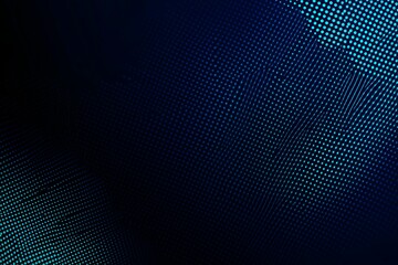 Obraz premium Abstract close-up of a glowing blue digital circuit board, showcasing intricate connections and technological design on a black background. 