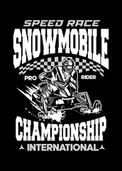 Snowmobile Speed Race
