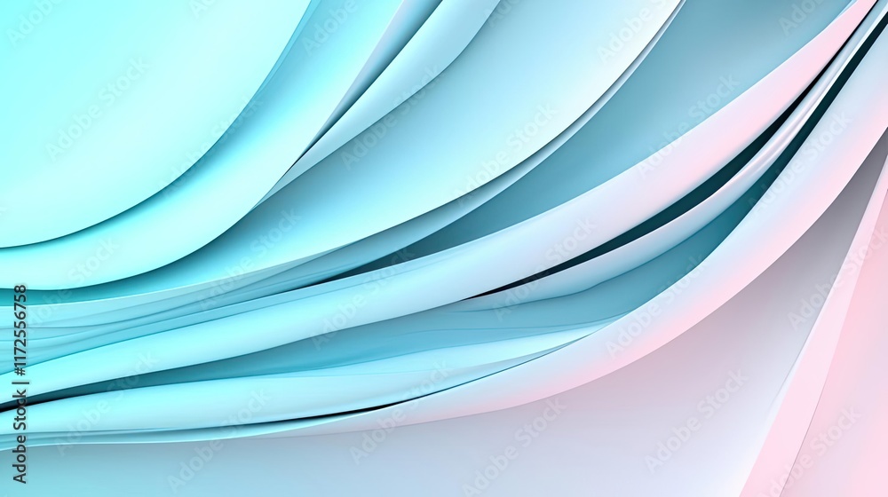 Poster pastel abstract background idea. abstract layered design in shades of blue and pink for modern graph