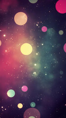 Abstract Background with Colorful Lights