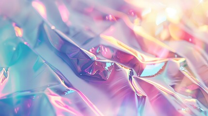 Fototapeta premium Iridescent Soft Gradient Background with Pastel Colors