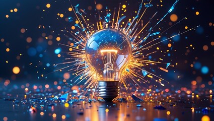  "explosive innovation shattering ideas vector illustrations"