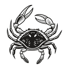 Crab Vector Style Clip Art Design