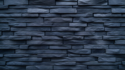 Dark Blue Brick Wall Background Image