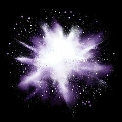 Purple and White Abstract Explosion Background