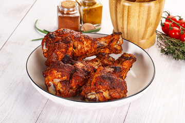 Indian tandoori turkey shoulder wing