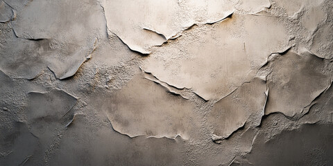 Textured Abstract Concrete Wall Surface with Dynamic Layered Pattern