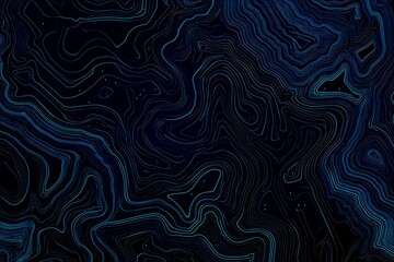 Abstract close-up of a glowing blue digital circuit board, showcasing intricate connections and technological design on a black background.
