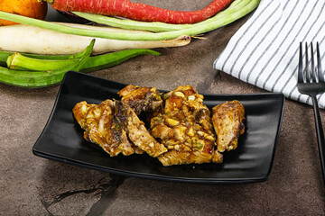 Roasted Tuna fish with spices