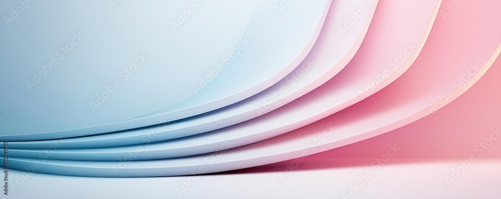 Poster Pastel abstract background idea. Abstract layered paper background in soft pastel colors, perfect for creative projects.
