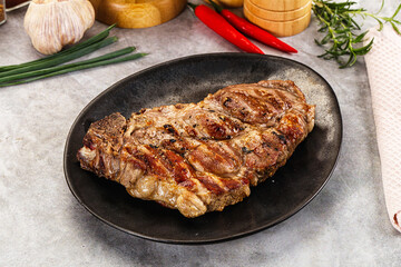 Grilled pork sirloin for dinner