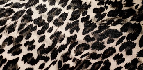 Leopard Fabric cloth seamless pattern 