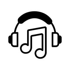 Vector black icons for Vocal