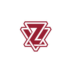 Red Logo Letter ZV Single