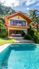 Tropical House Poolside Paradise