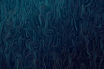 Fototapeta premium Abstract close-up of a glowing blue digital circuit board, showcasing intricate connections and technological design on a black background. 