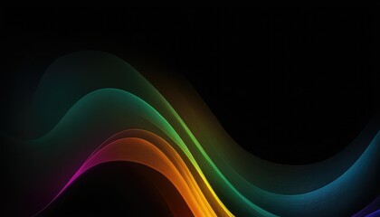 Obraz premium 3d style random abstract futuristic technology graphic banner background wallpaper Generative AI 1