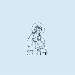 THESE HIGH QUALITY JESUS VECTOR FOR USING VARIOUS TYPES OF DESIGN WORKS LIKE T-SHIRT, LOGO, TATTOO AND HOME WALL DESIGN