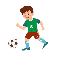 child soccer player