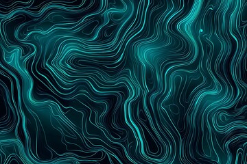 Abstract close-up of a glowing blue digital circuit board, showcasing intricate connections and technological design on a black background.
