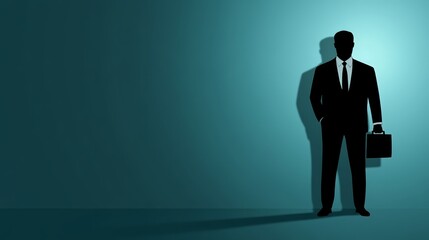 Fototapeta premium Stylish man in suit and tie posing against textured wall, professional portrait