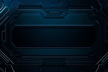 Abstract close-up of a glowing blue digital circuit board, showcasing intricate connections and technological design on a black background.
