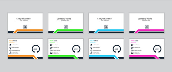 Business Card Layout Design.