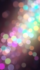 Fototapeta premium Colorful Magical Bokeh Effect Background