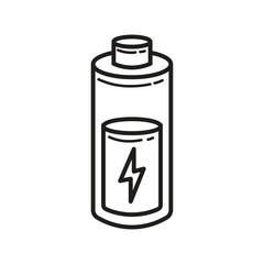 Hand Drawn Battery