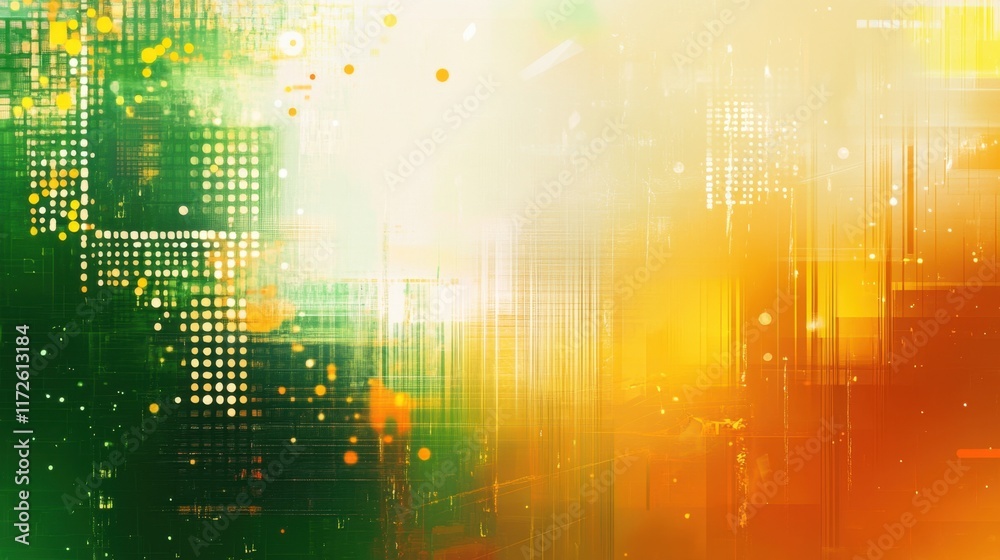 Wall mural abstract professional business team people innovation connection of line from nail node to node on m