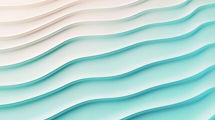 Obraz premium Waves abstract background idea. Abstract background featuring smooth, wavy patterns in soft colors creating a tranquil effect.