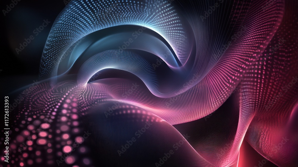 Wall mural abstract professional business team people innovation connection of line from nail node to node on m
