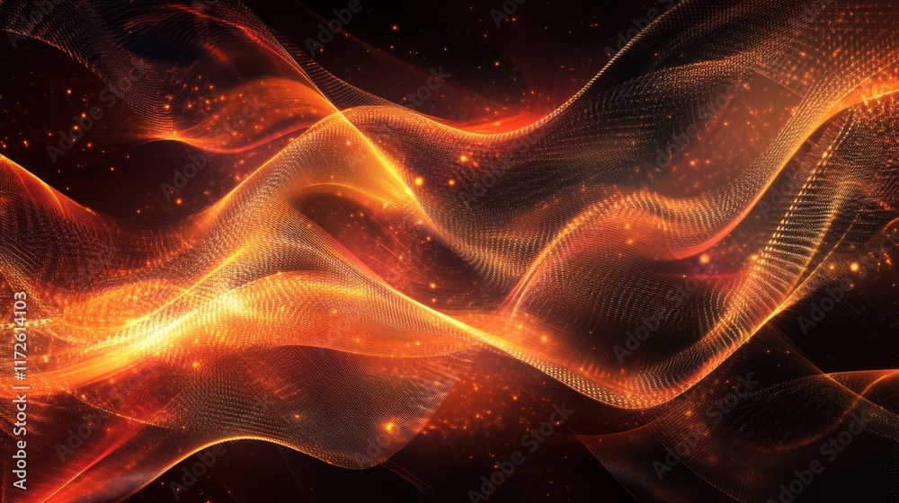 Wall mural abstract professional business team people innovation connection of line from nail node to node on m