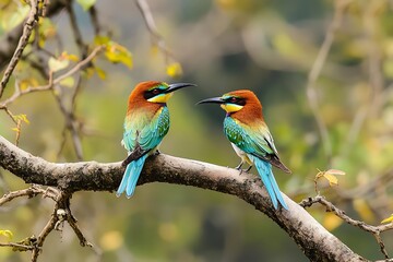 Fototapeta premium European bee-eater, Merops apiaster 