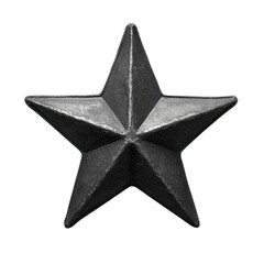 Obraz premium Minimalist star design on a white backdrop, emphasizing simplicity and elegance, perfect for modern decor and branding.