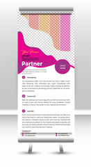 Obraz premium Creative Health Care Rollup Banner Design.