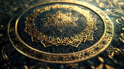 Obraz premium an intricate patterned carpet