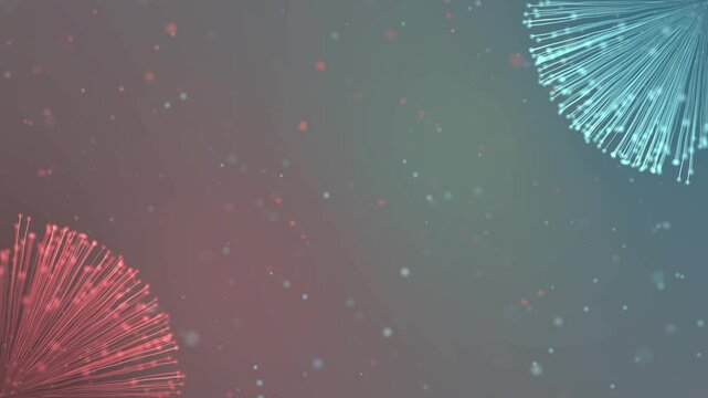 Background Flying Particles.