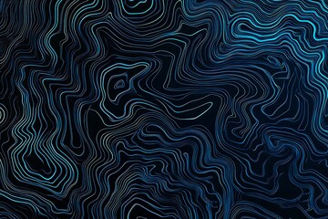 Abstract close-up of a glowing blue digital circuit board, showcasing intricate connections and technological design on a black background.
