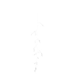 Striking Lightning Bolt on Clean White Canvas, Dynamic Energy, Bold Contrast, Minimalist Aesthetic, Contemporary Art Feel