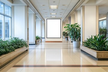 Fototapeta premium office interior design with a modern minimalist concept