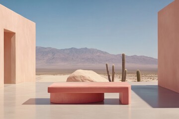 Modern desert home with minimalist design