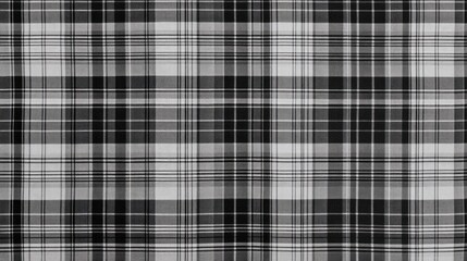 Subtle plaid pattern on a suit fabric, featuring shades of gray and black, clean and professional.