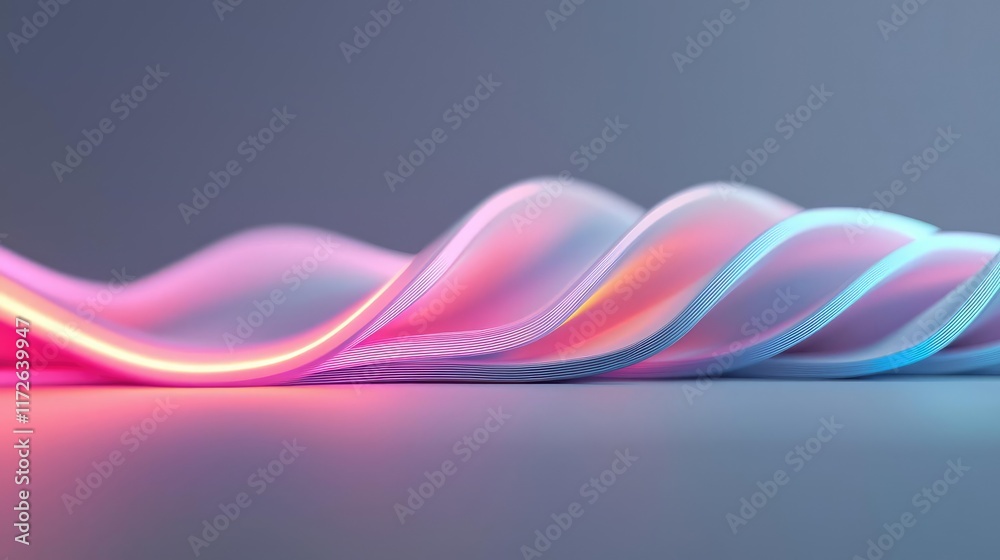 Poster soft abstract background idea. colorful flowing waves in motion, showcasing vibrant gradients and mo