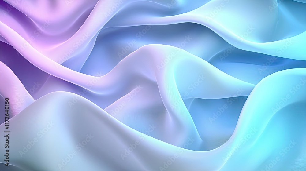 Poster soft abstract background idea. smooth satin fabric with soft pastel colors, perfect for elegant back